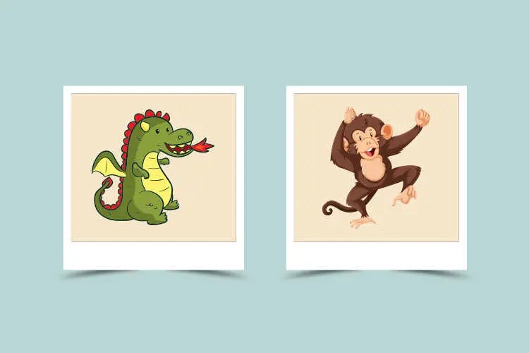 برج التنين الصيني يتوافق مع الفأر والقرد