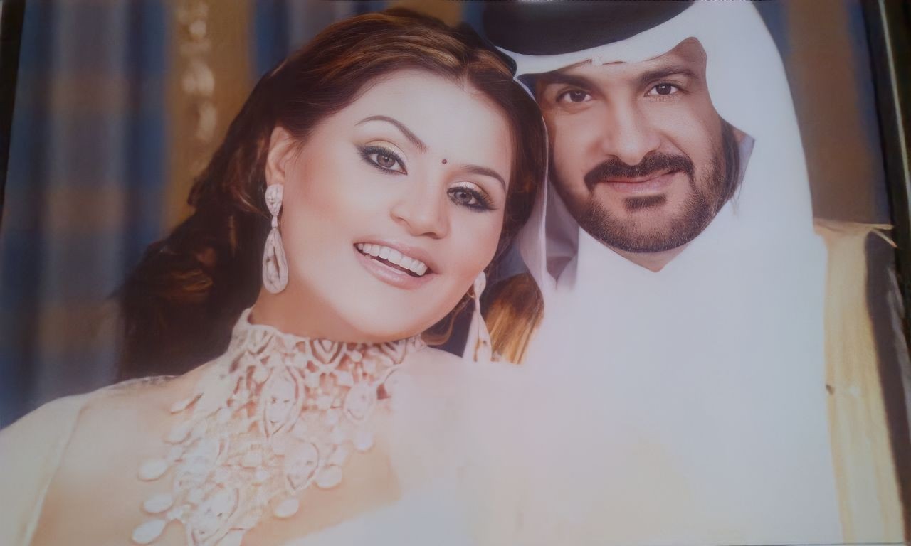 قصة الحب الناجحة بين أحلام ومبارك الهاجري
