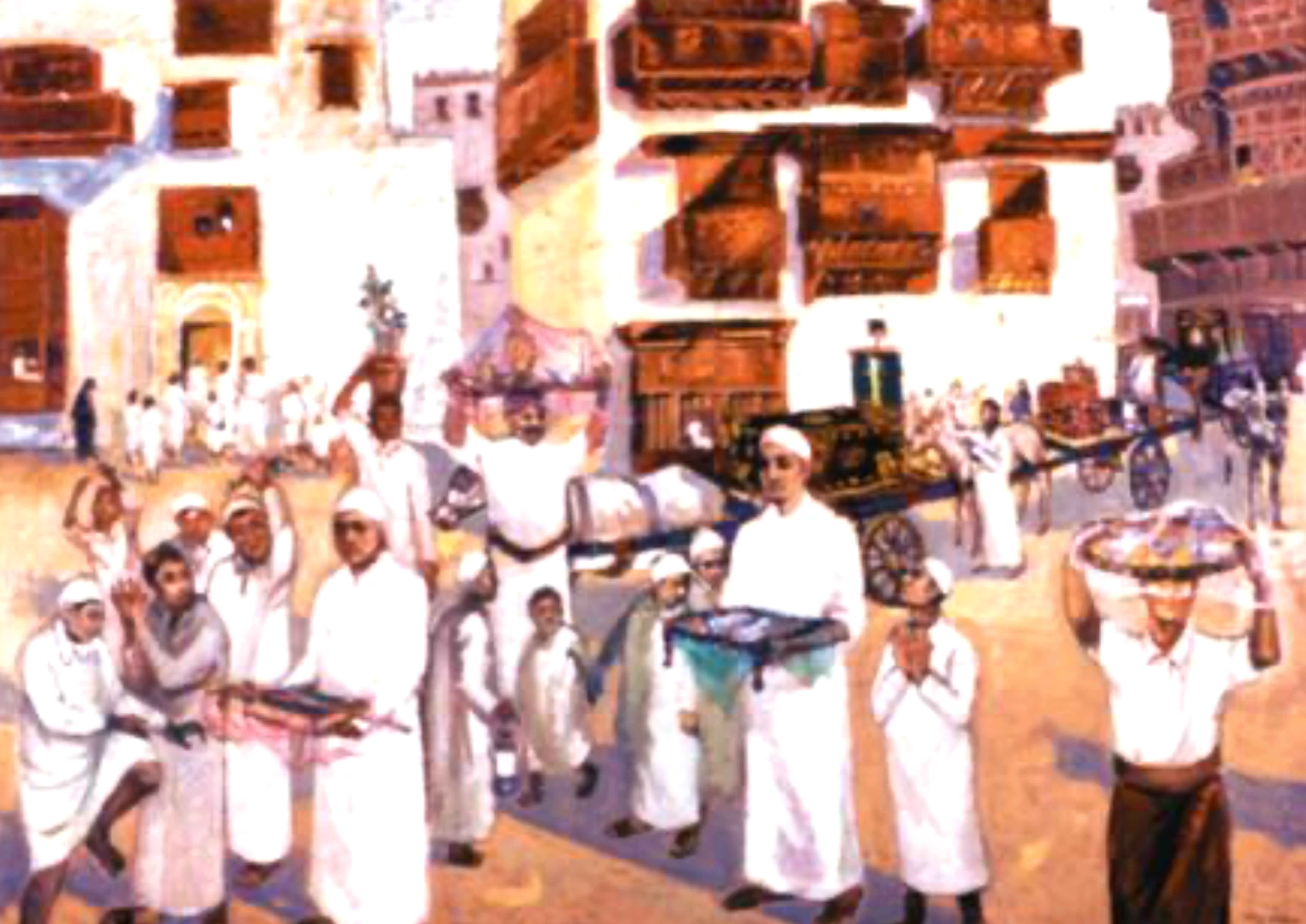 أعمال فنية تصور طقوس العيد