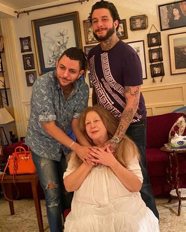 سمية الألفي وأبنائها