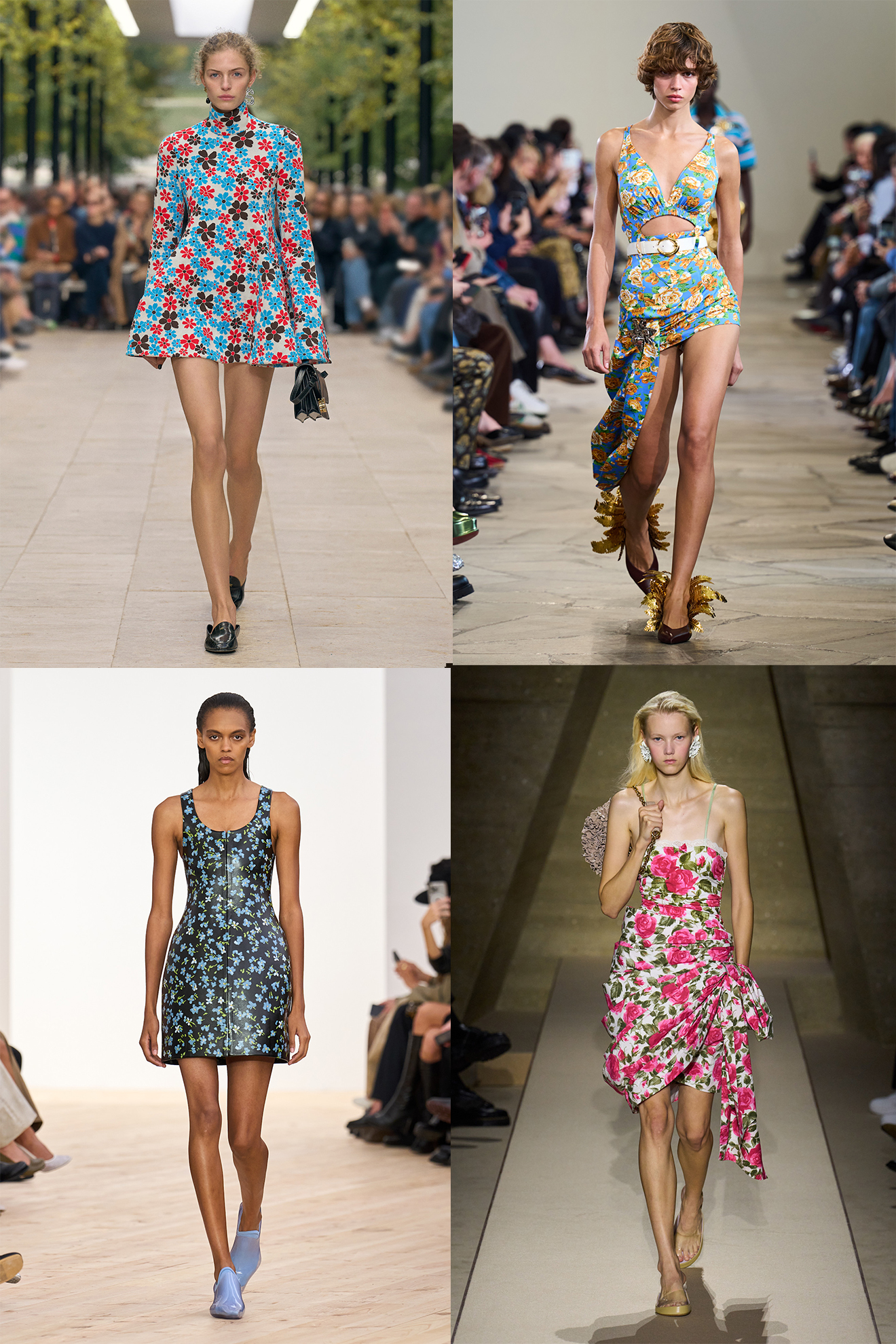 منصات عروض Loewe وRabanne وChloe وCeline