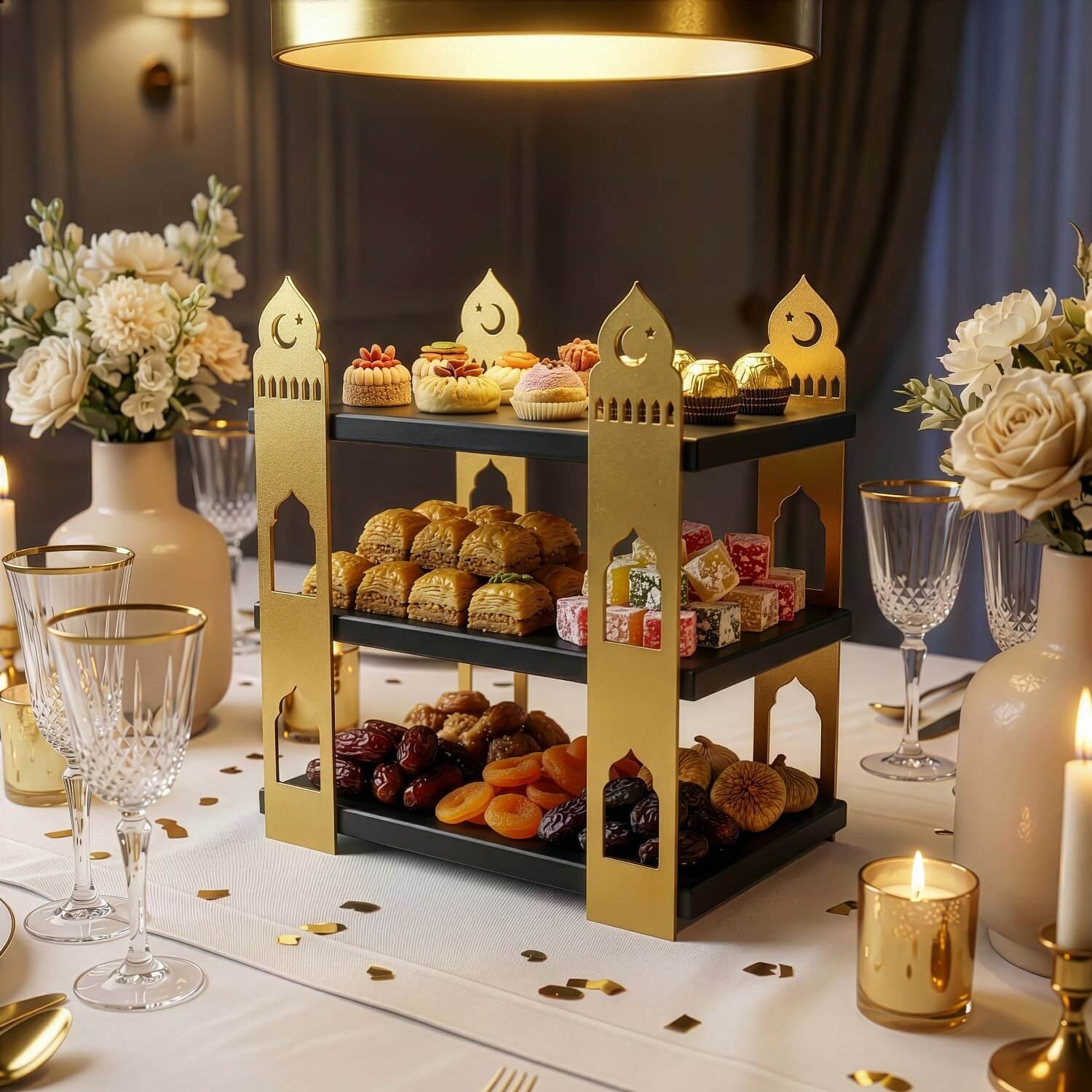 جهّزي ركنًا للحلويات لختامٍ حلو