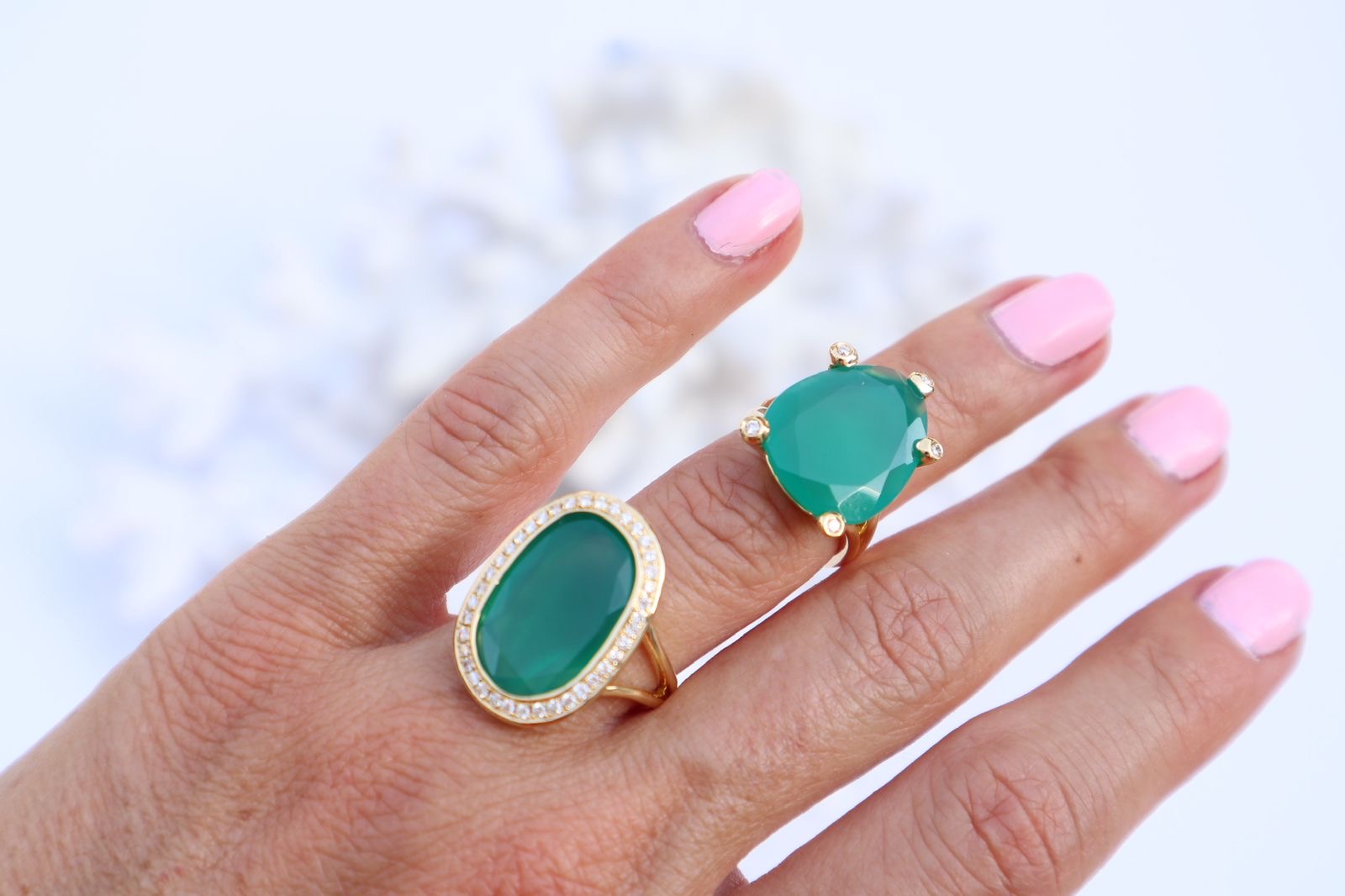 خواتم بالأحجار الكريمة من ريم السفاف