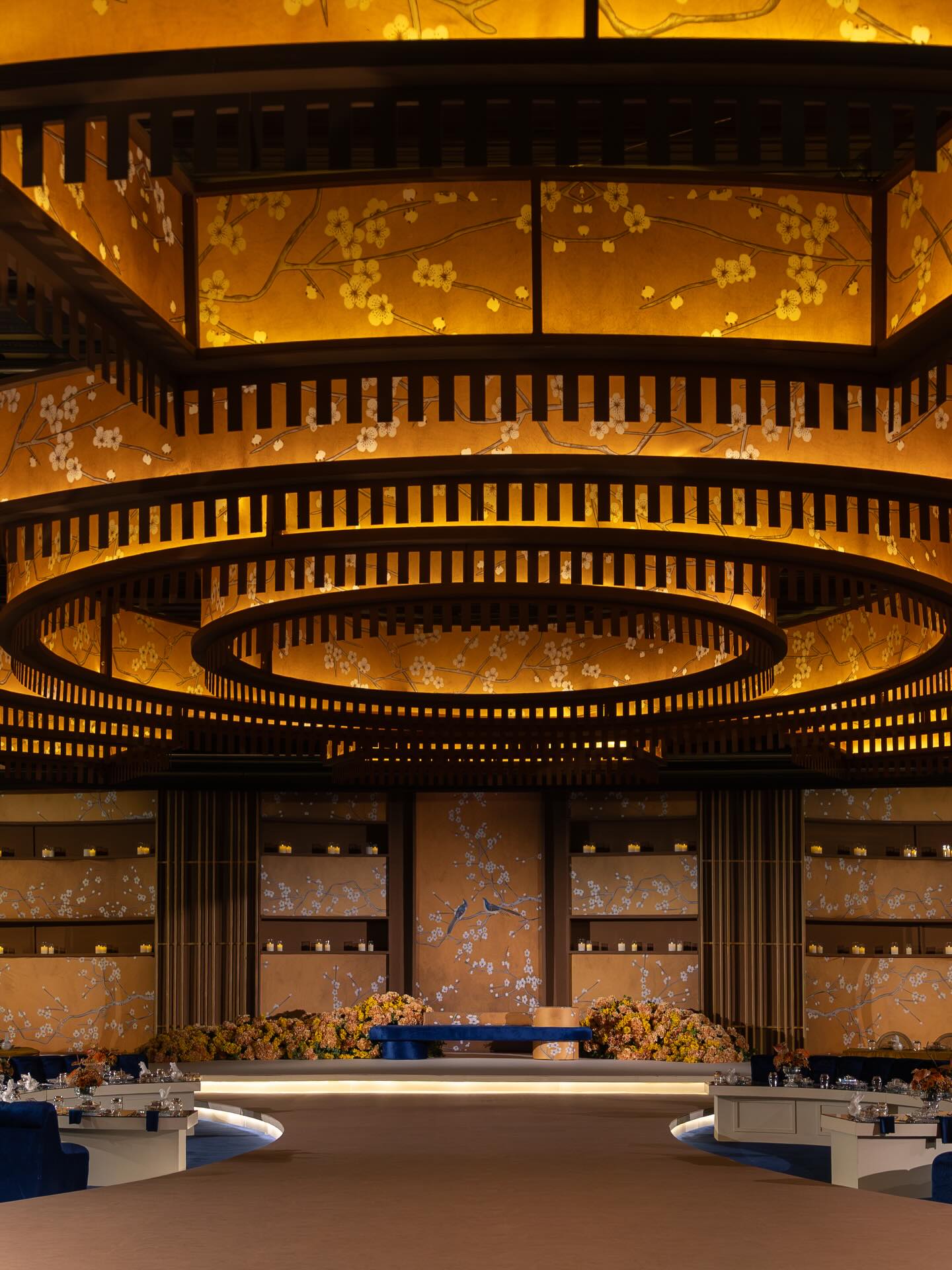 kaafe_eventsورق الجدران من الورود من تصميم