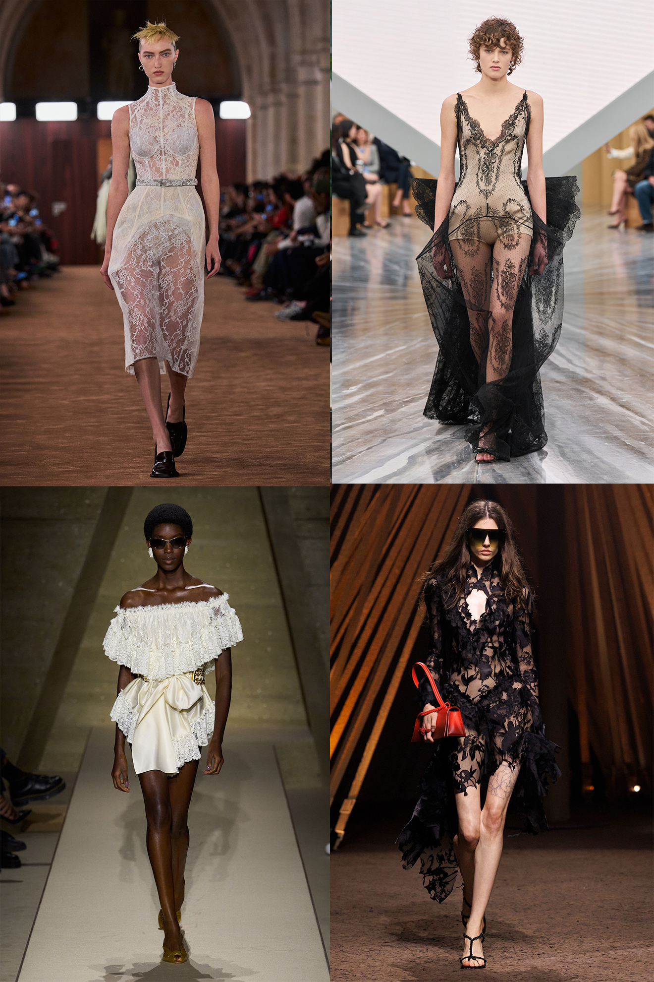 منصات عروض Dior وAlexander McQueen وChloe وChanel