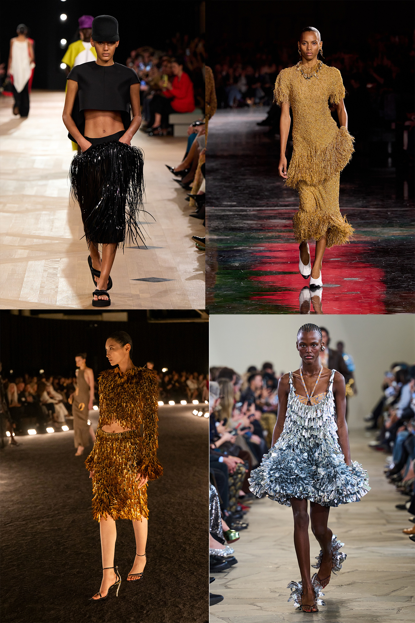 منصات عروض Schiaparelli وRabanne وBalenciaga وChanel
