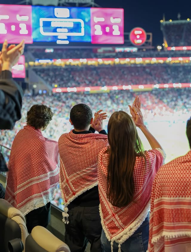 الأميرة رجوة بإطلالة رياضية داعمة لـ"النشامى" في كأس العالم 2026