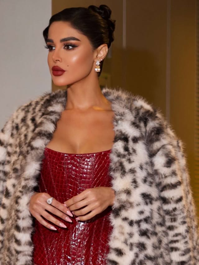 مرمر حليم بأحمر شفاه قوي