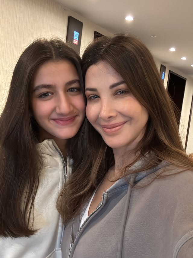 نانسي عجرم والشبه مع ابنتيها ميلا وايلا