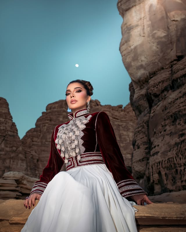 أصالة نصري.. سحر "العلا" يتجسد في إطلالة ملكية