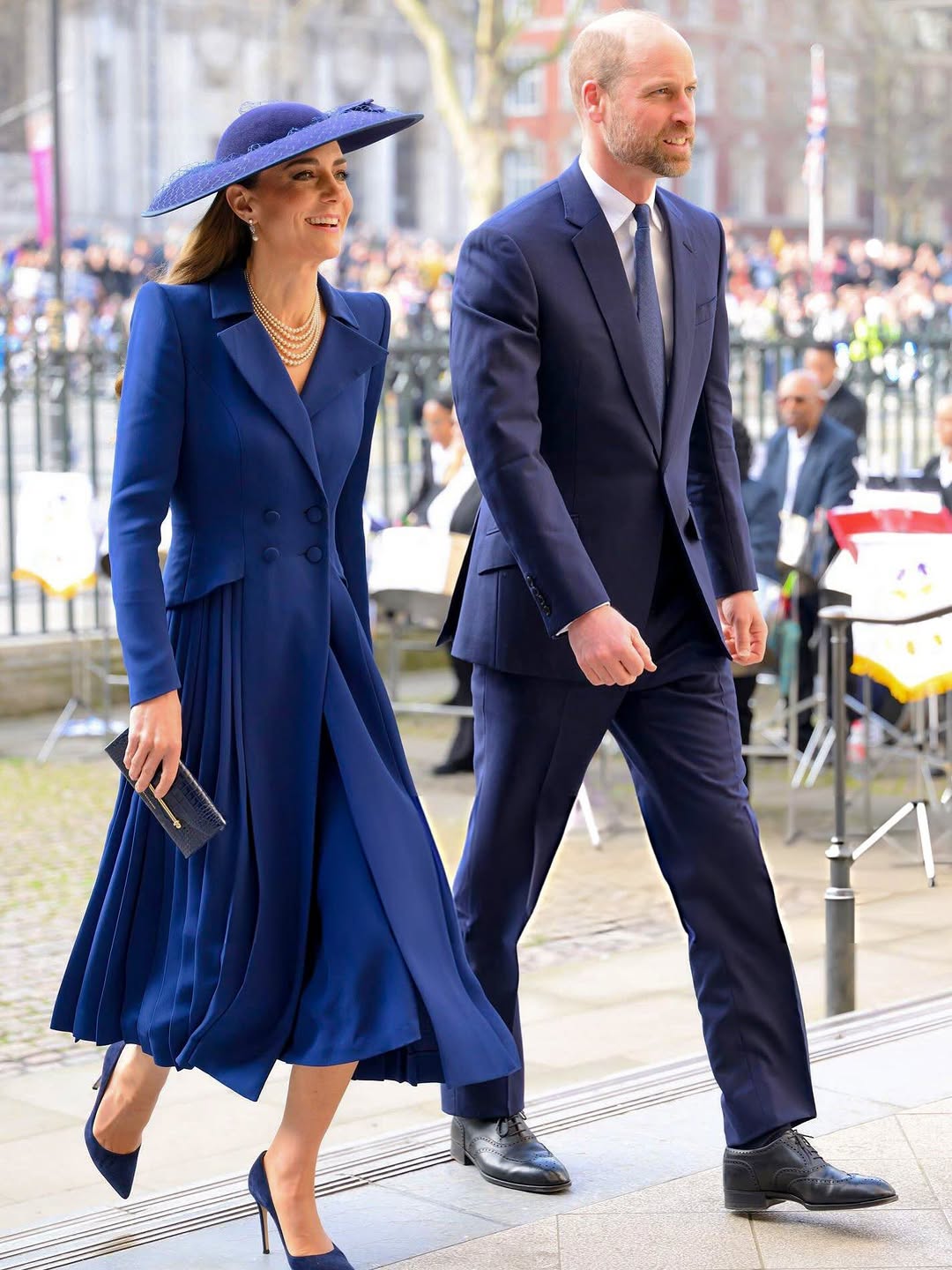 كيت والأمير ويليام إلى الملك تشارلز والملكة كاميلا للاحتفال بالكومنولث في دير وستمنستر