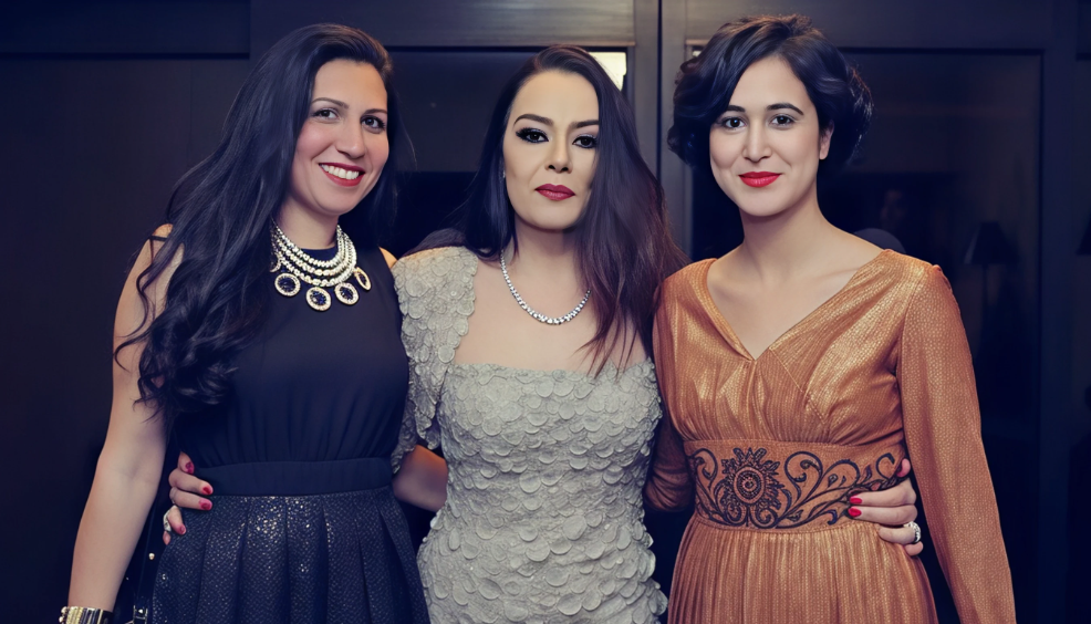 ريم العدل بصحبة النجمة الأيقونية شريهان والفنانة عايدة الكاشف