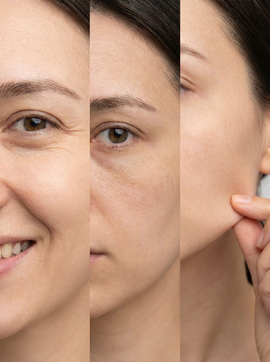 2. انخفاض مرونة الجلد قبل أي شيء آخر