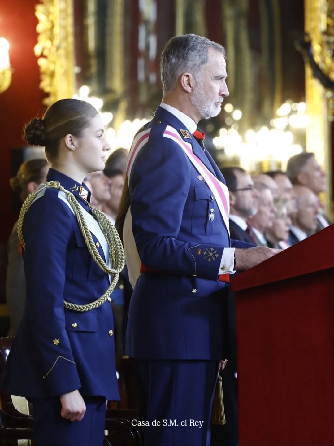 الأميرة ليونور تعيد رسم خطى والدها في احتفالات "باكوا ميليتار"