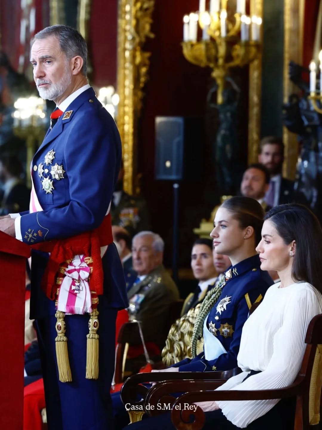 الأميرة ليونور تعيد رسم خطى والدها في احتفالات "باكوا ميليتار"