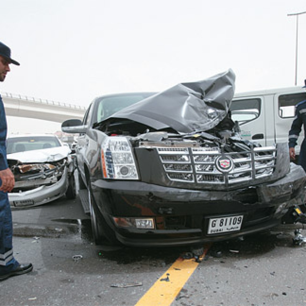 136  حادث سير خلال ساعات في دبي !