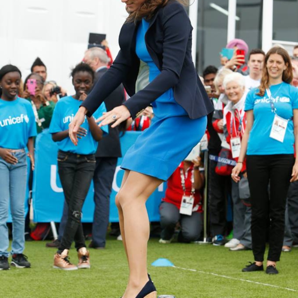 دوقة كامبريدج .. تظهر موهبتها الرياضة بالكعب العالي في دورة ألعاب الكومنولث