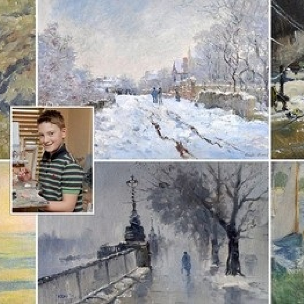 طفل يبيع لوحاته الفنية بـ2.5 مليون دولار