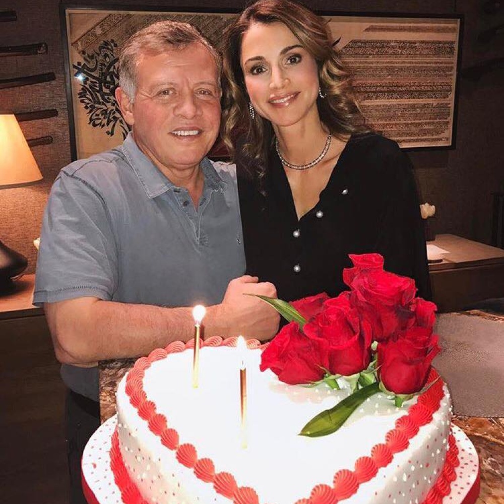 الملكة رانيا تحتفل مع زوجها الملك عبد الله الثاني بيوم الحب.. متمنيةً الحب للجميع