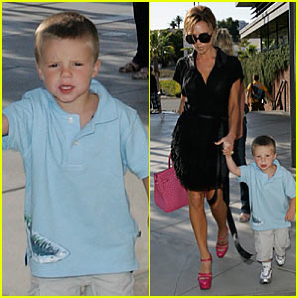 فيكتوريا بيكهام تنسى ابنها بالمنزل 