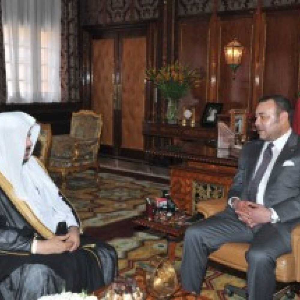 ملك المغرب يستقبل رئيس مجلس الشورى السعودي