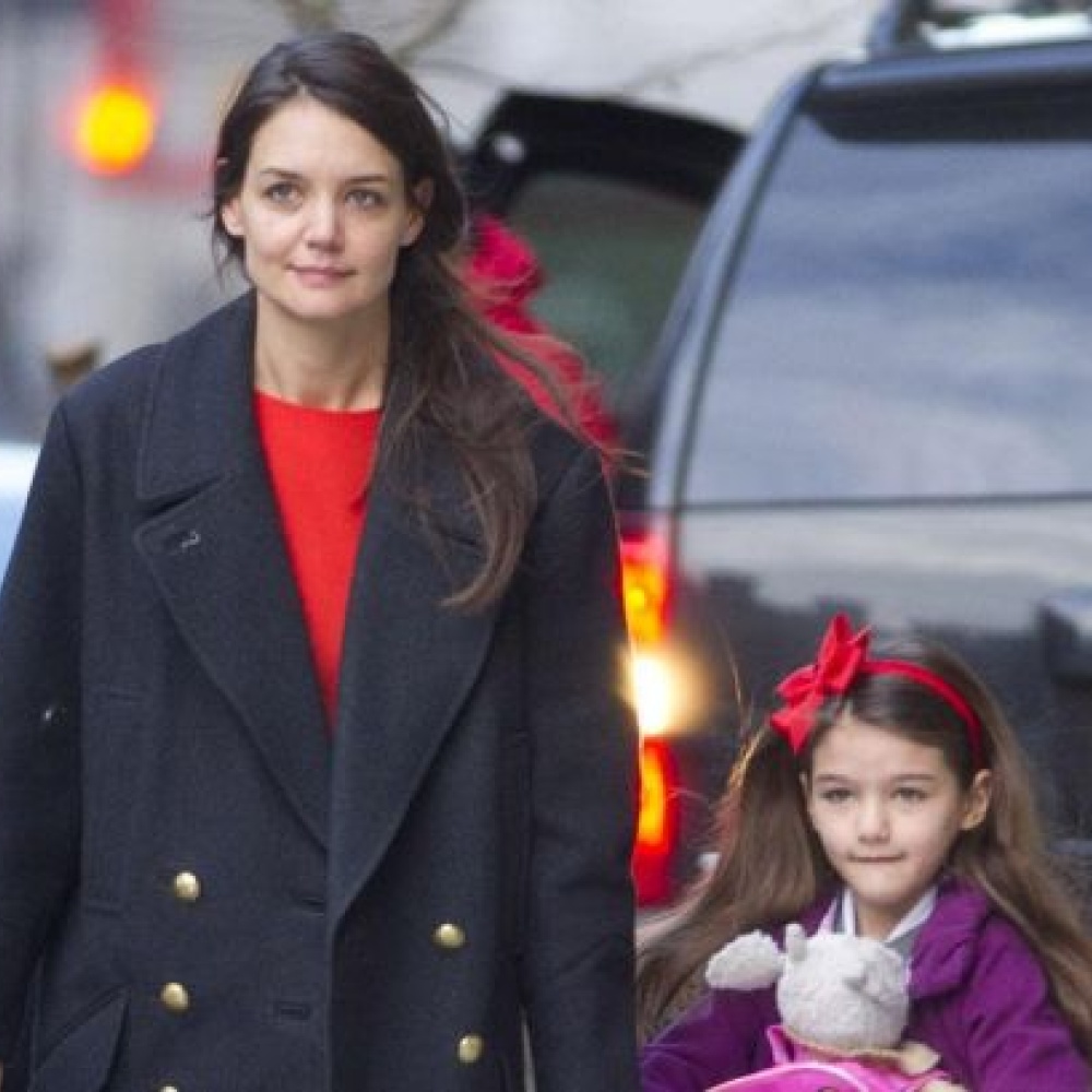  Katie Holmes and Suri Cruise