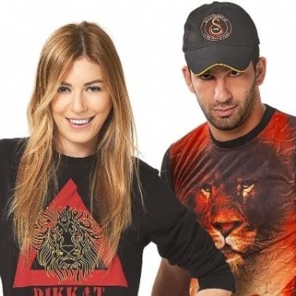  النجمة التركية سينيم كوبال وبأردا توران لاعب المنتخب التركي وفريق أتلتيكو مدريد الإسبانى