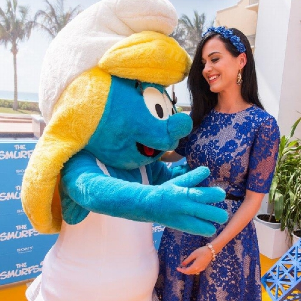 النجمة كاتي بيري في إحدى الفعاليات في المكسيك