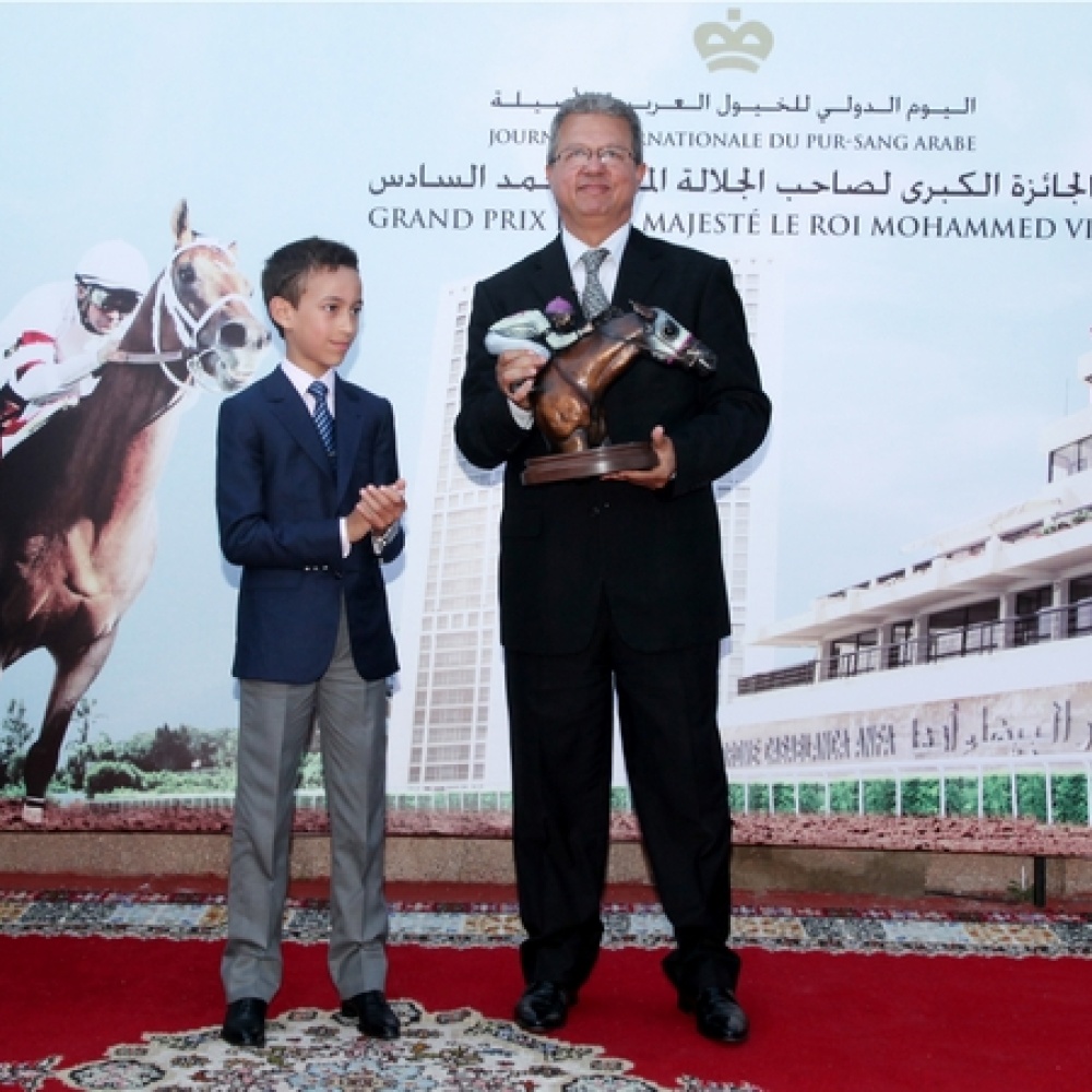  ولي عهد المغرب خلال المنافسة