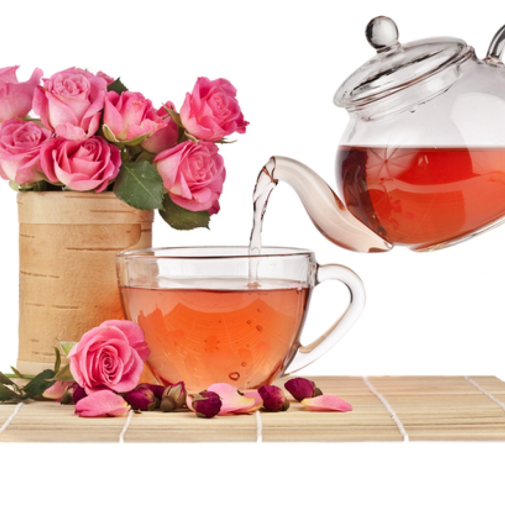 الشاي بماء الورد لإنقاص الوزن