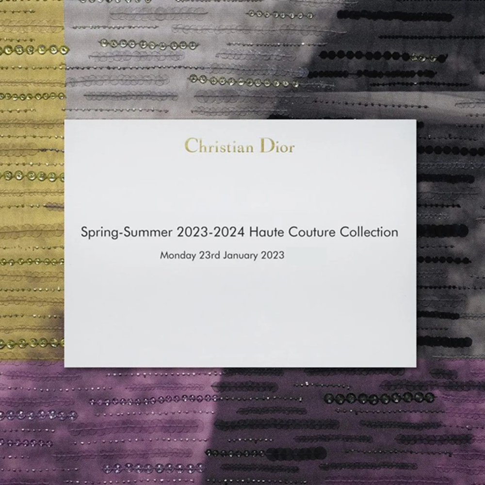بث مباشر لعرض أزياء ديور Dior للأزياء الفاخرة Spring Summer 2023