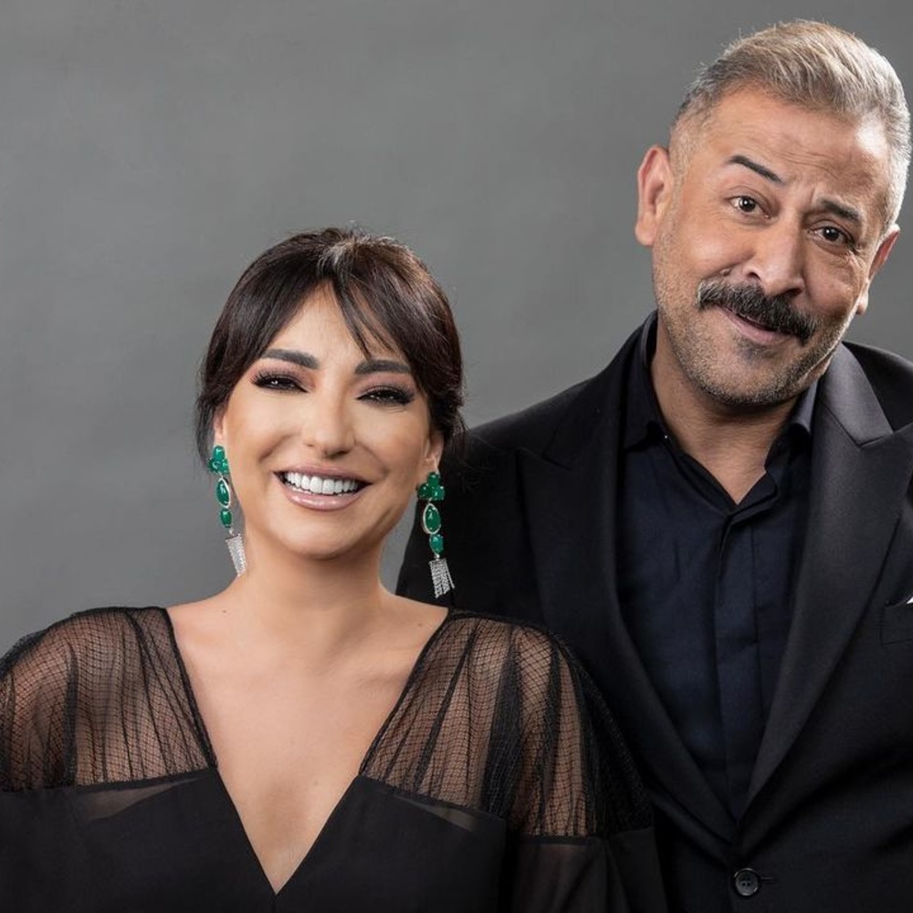 عبد المنعم عمايري وامل عرفة 