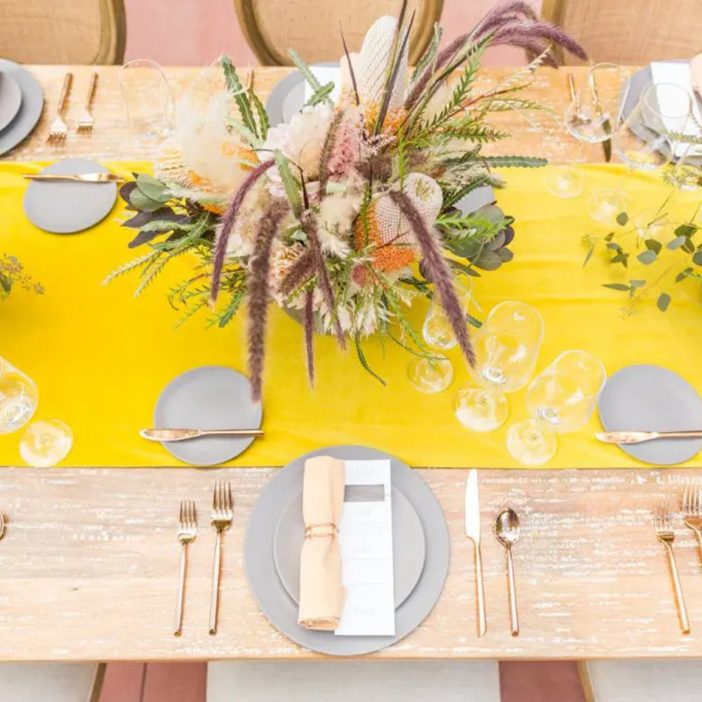 تزيين طاولات الاستقبال في الأفراح