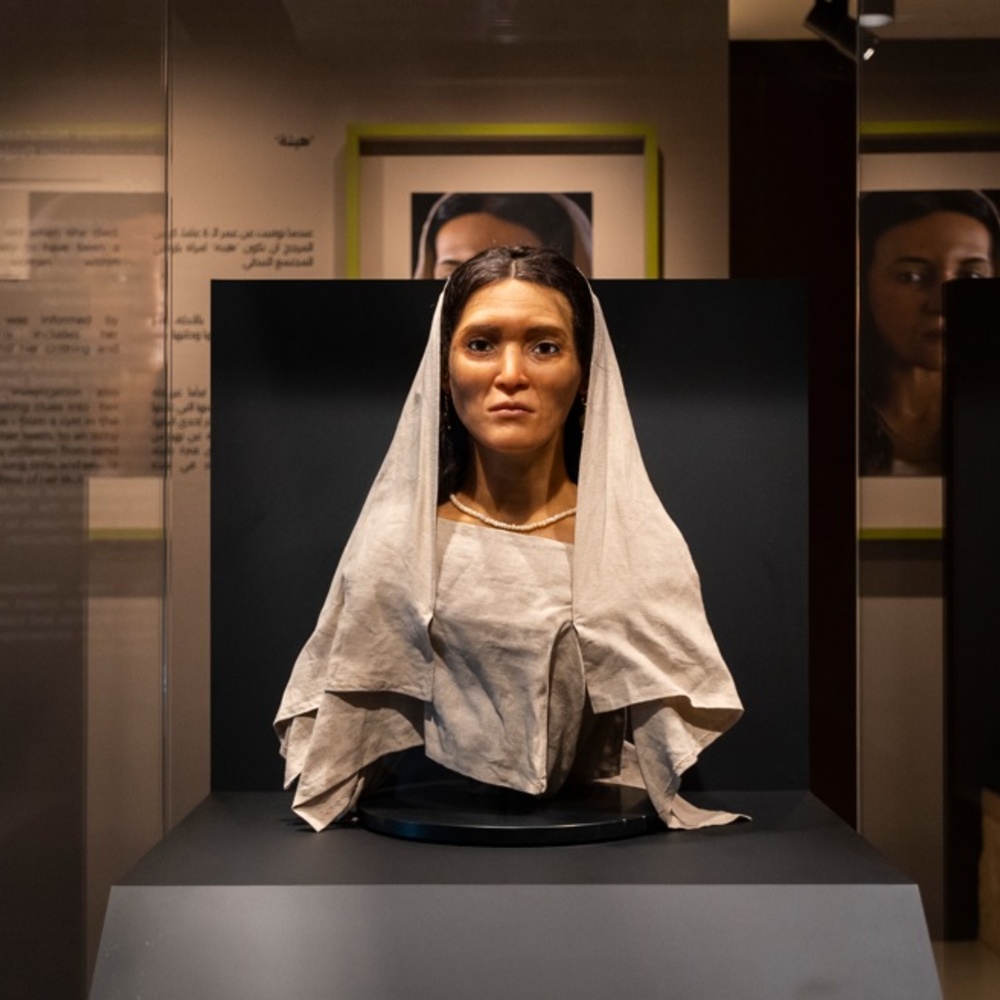 الهيئة الملكية لمحافظة العلا تعيد ترميم وجه امرأة من عصر الأنباط