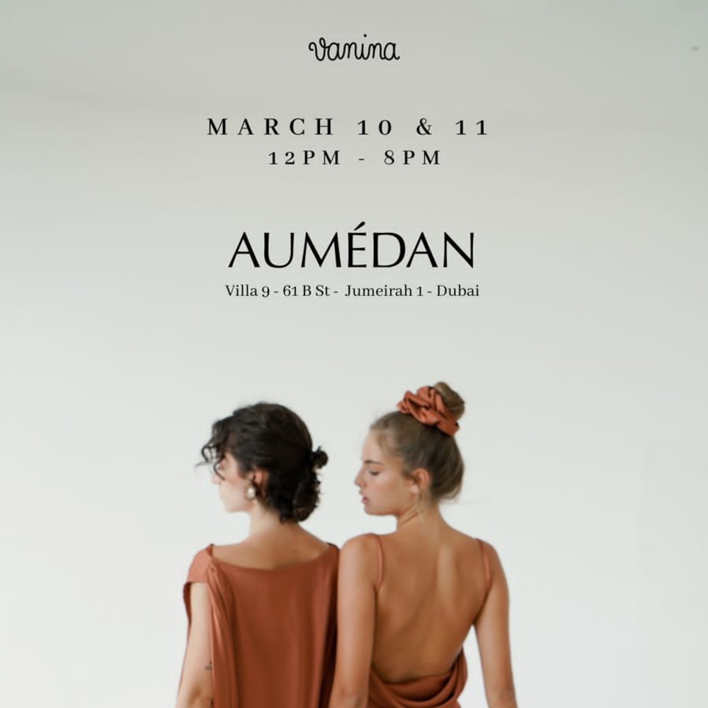 أول متجر مؤقت في الشرق الأوسط لعلامة "فانينا" Vanina في دبي