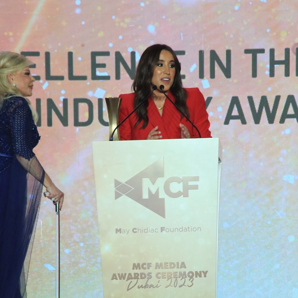 جمانا الراشد تحصد جائزة التميز في صناعة الإعلام في حفل مؤسسة مي شدياق بدبي  