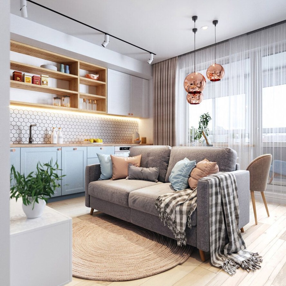 إنارة شقة استديو