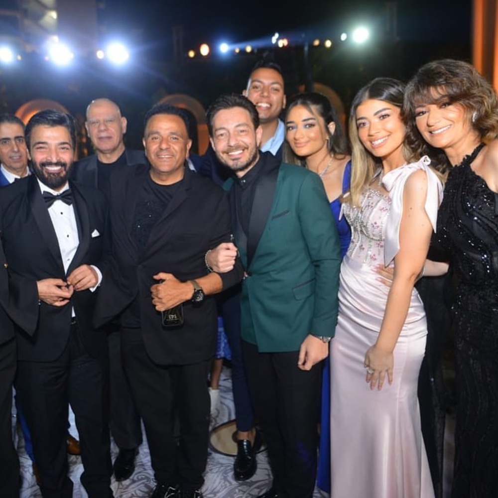 النجوم في حفل زفاف ابنة حميد الشاعري