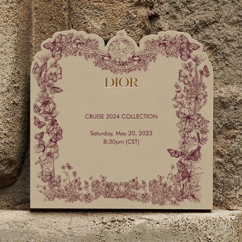 بث مباشر لعرض أزياء ديور كروز 2024 Dior Cruise