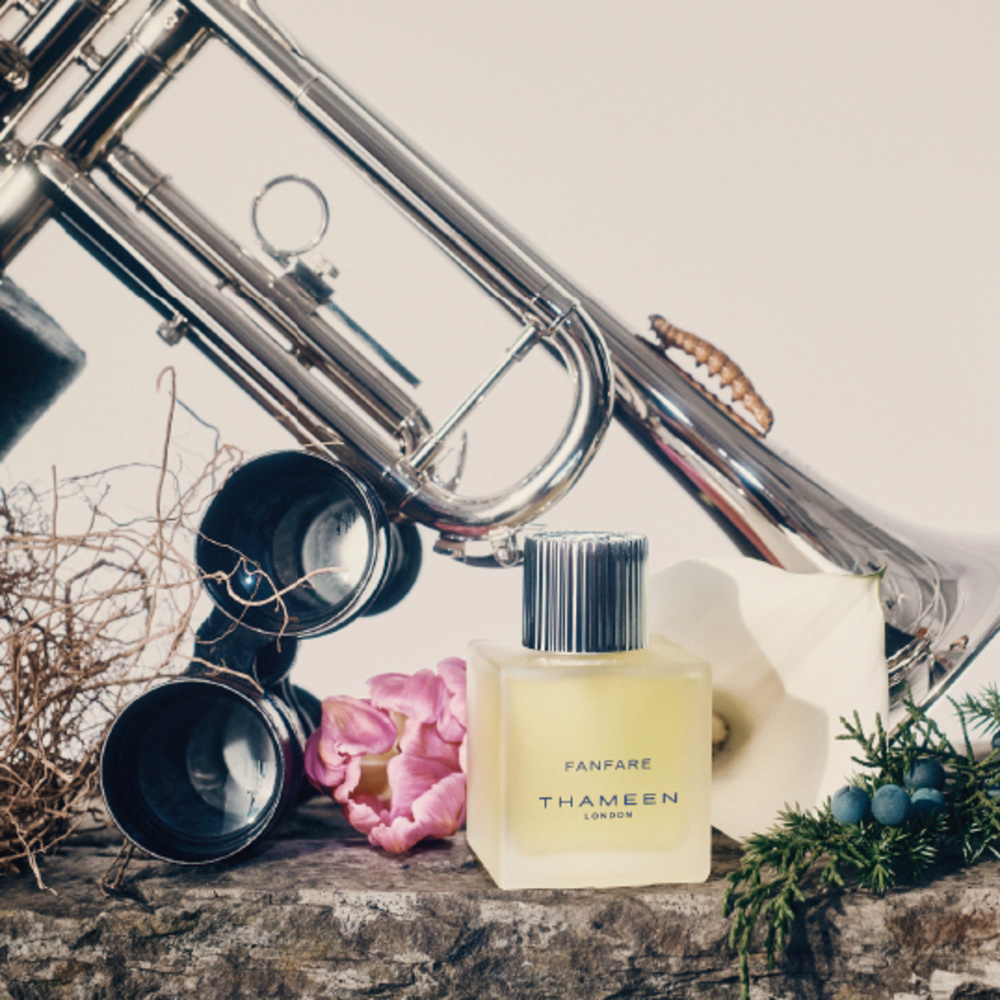 FANFARE مزيجُ عطري يحاكي الإبداع الموسيقي مع لمسة بريطانية جريئة