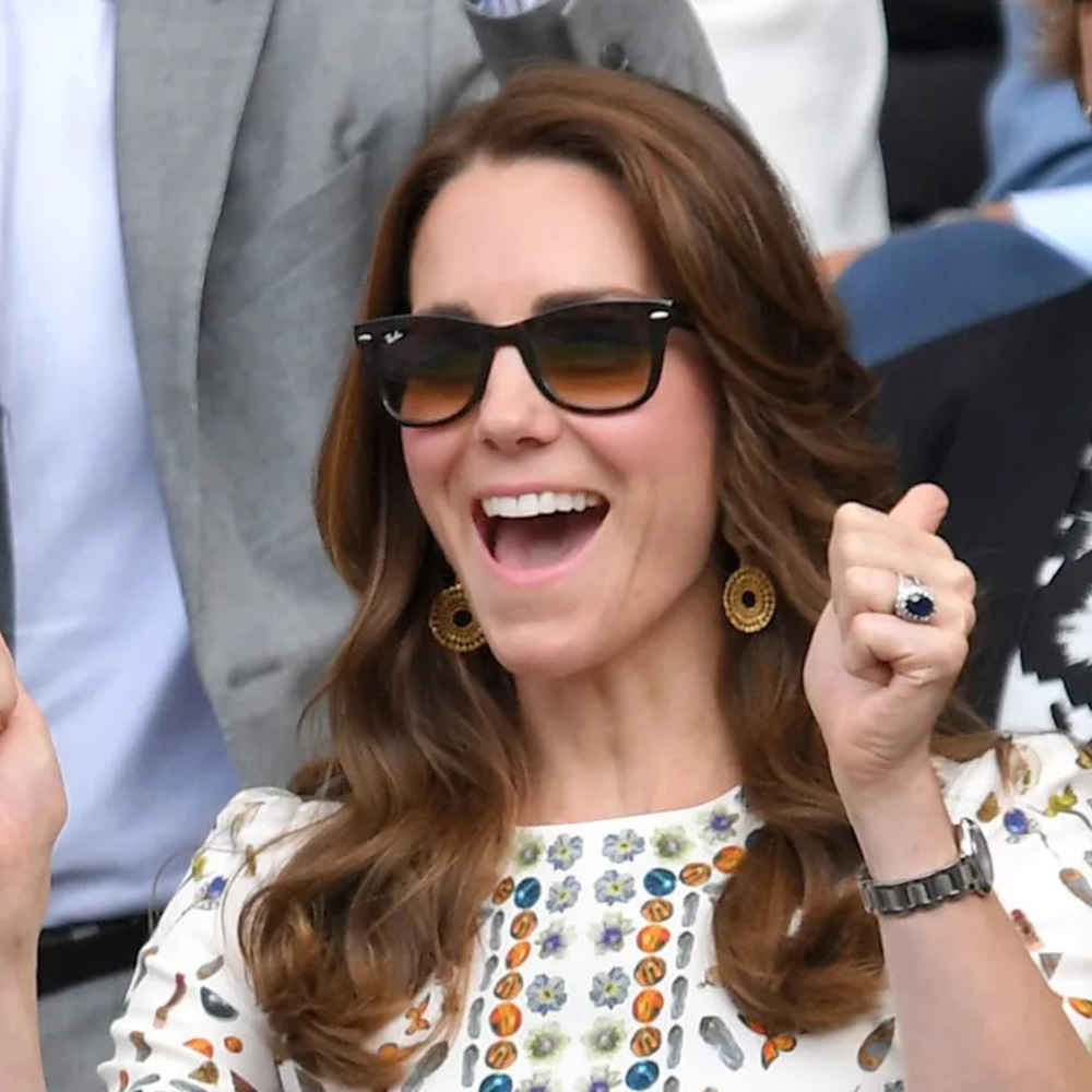 بالصور أفراد العائلة المالكة البريطانية في ويمبلدون