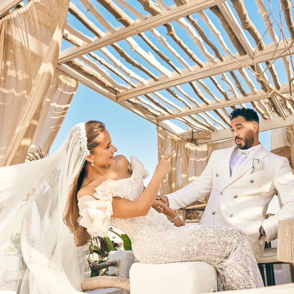 نيللي كريم وزوجها هشام عاشور