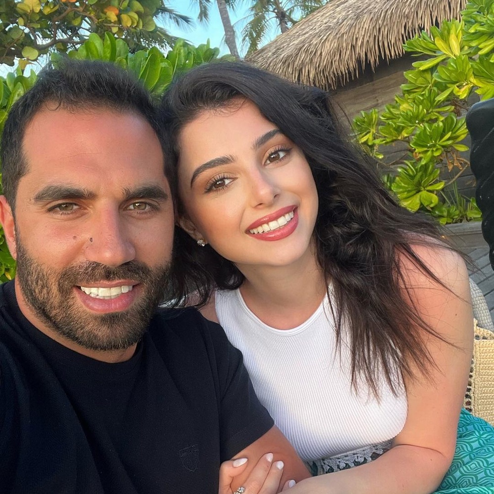 ماريتا الحلاني وزوجها