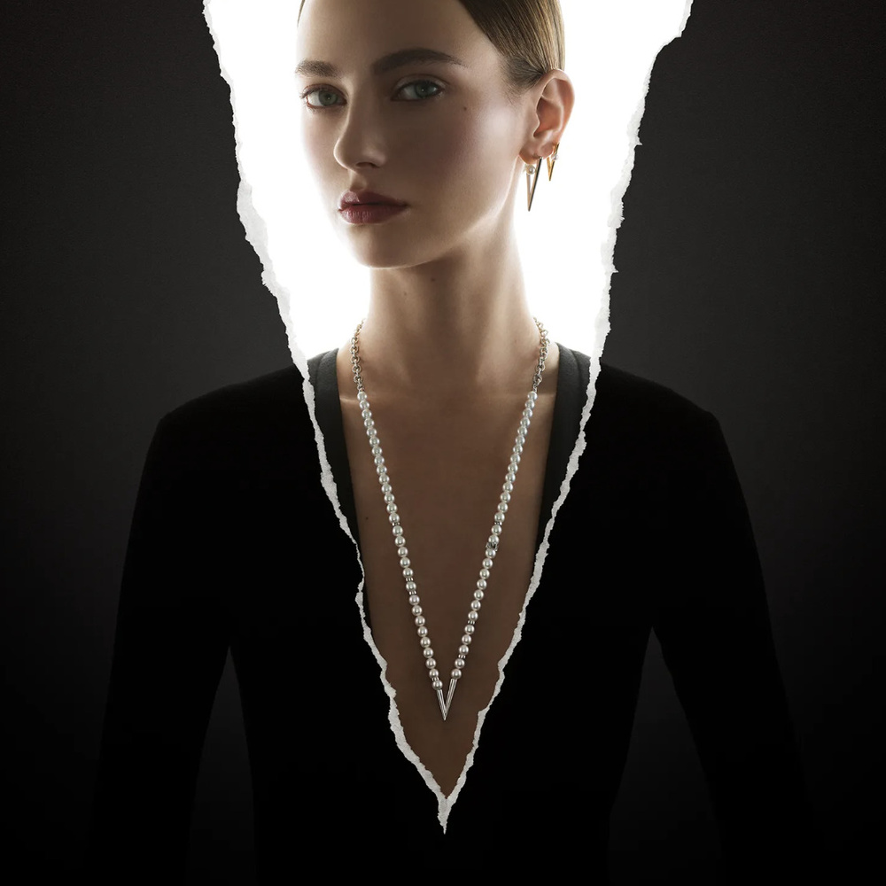 Mikimoto تطلق مجموعة مجوهرات اللؤلؤ الجديدة..مجموعة V Code