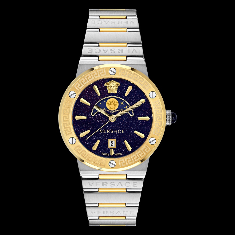 ساعات فيرساتشه - مجموعة موسم الخريف/الشتاء 2023 (GRECA LOGO MOONPHASE)