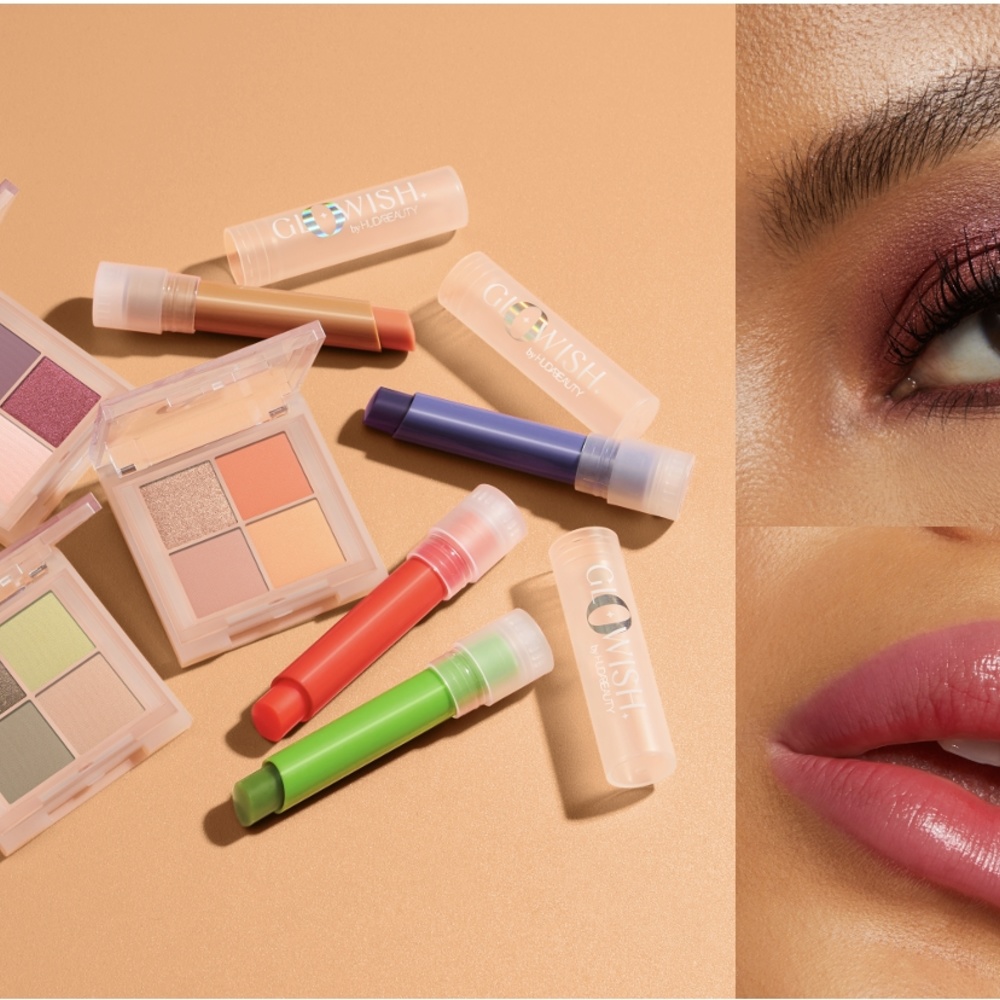 بلسم الشفاه Super Jelly وباليت ظلال العيون المصغّرة Micro من GloWish