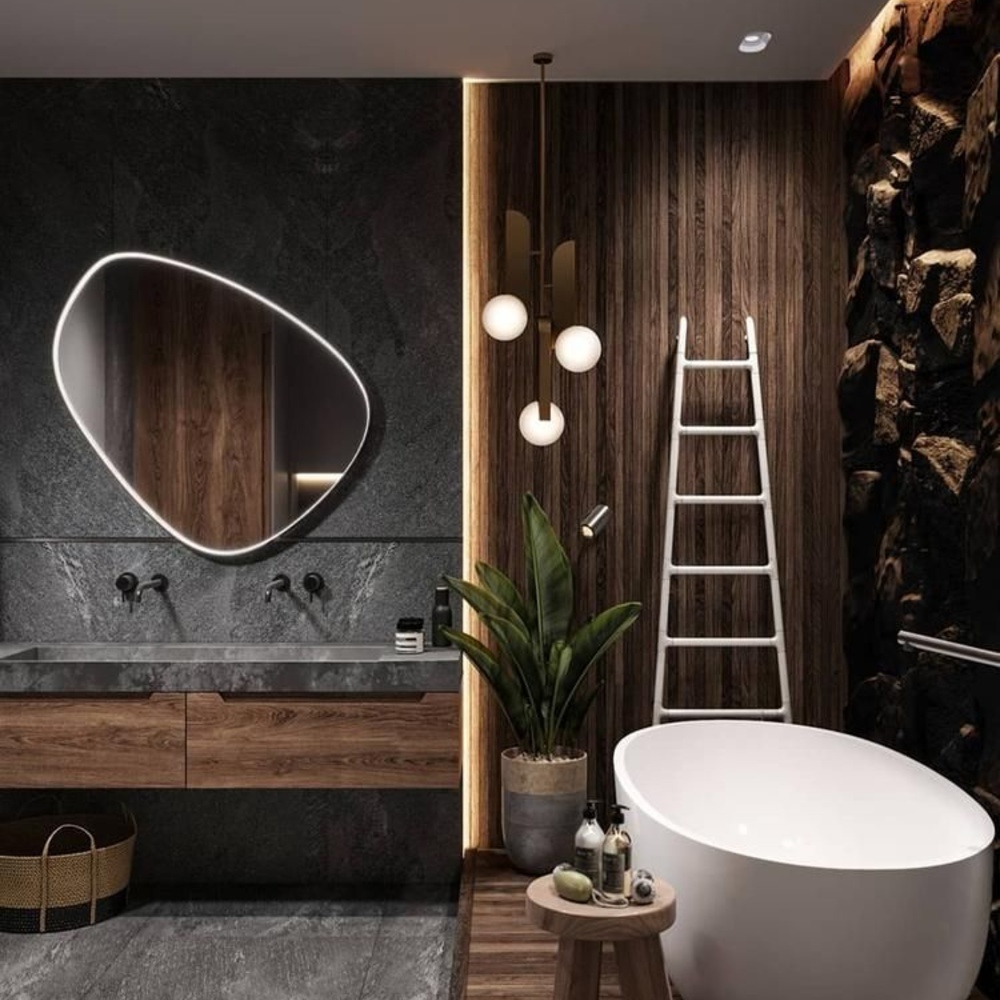 9 نصائح أساسية لخلط ومطابقة أنماط البلاط في ديكورات الحمامات