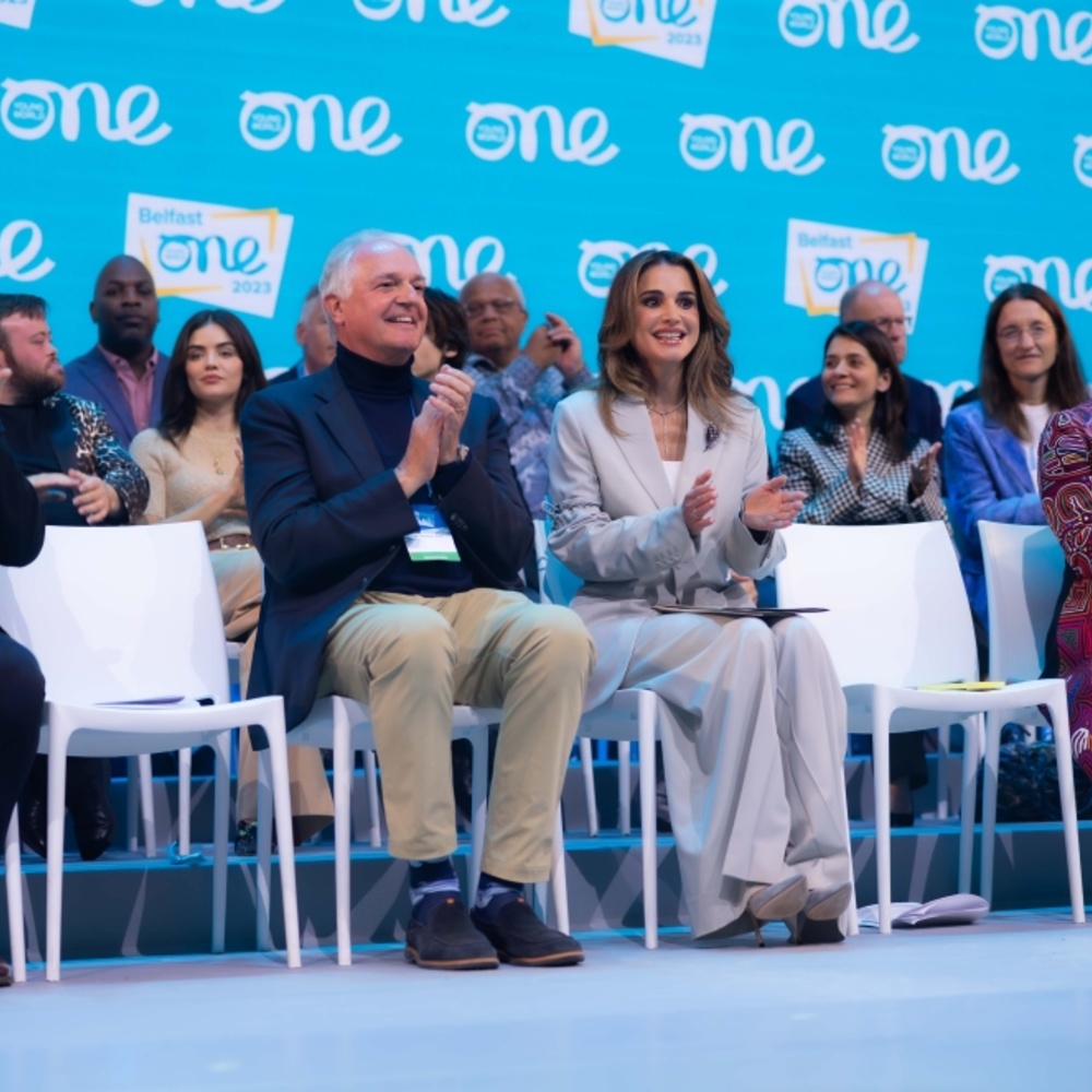 الملكة رانيا العبدالله تشارك في قمة "عالم شاب واحد" بإيرلندا الشمالية