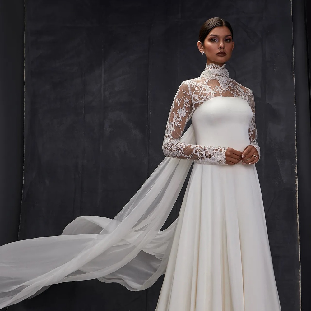 فساتين زفاف من أسبوع الموضة العرائسي في نيويورك@nadiamanjarrez