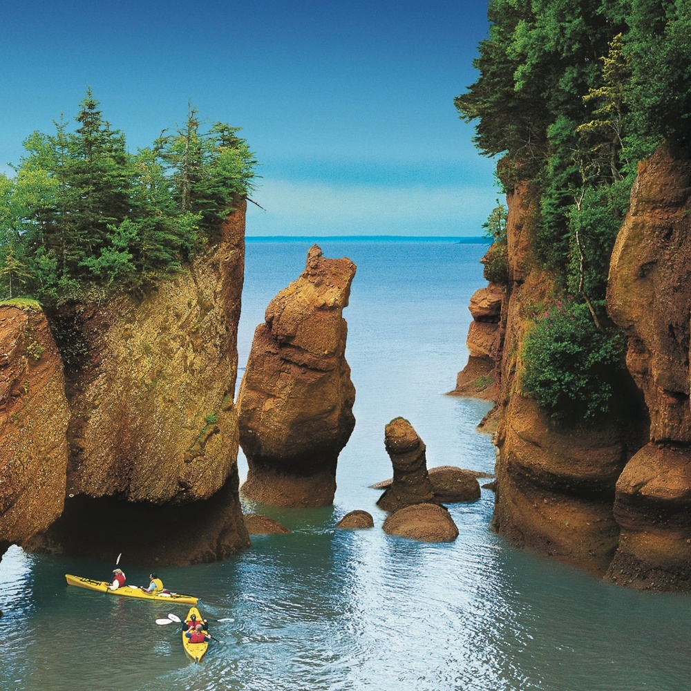 أقواس صخور هوبويل Hopewell Rocks، كندا